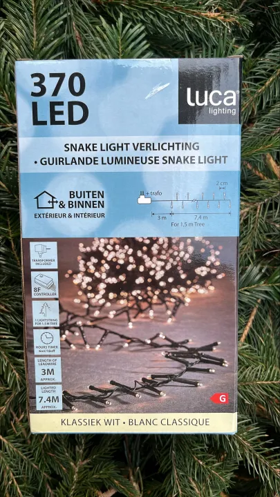 Snake light classic wit 370led 