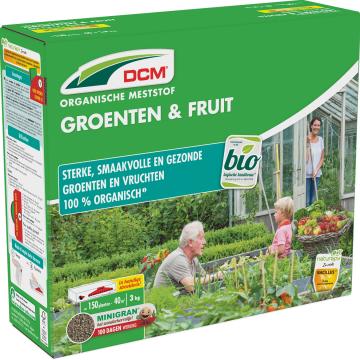 DCM Meststof Groenten & Fruit 3 kg BIO