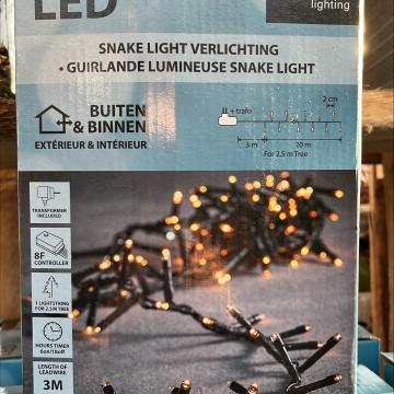 Snake light warm wit 1000led 